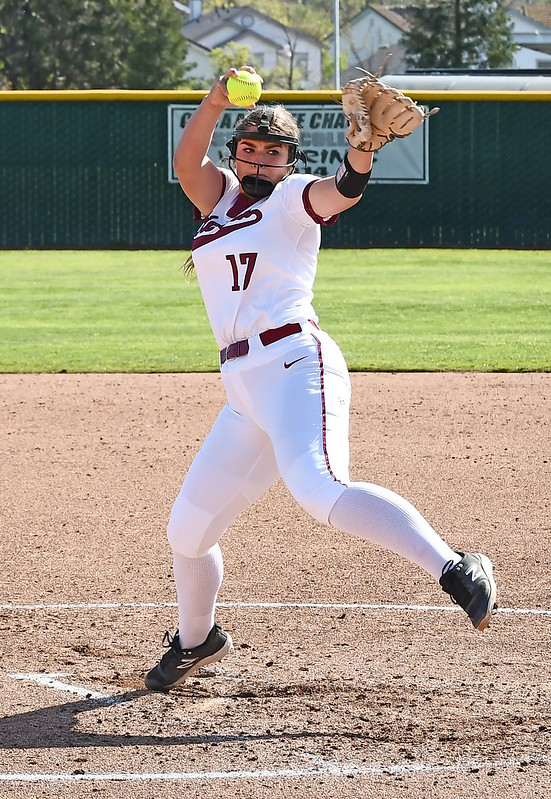 Sierra freshman Jessica McPartland closed out game two against ARC on Saturday pitching three innings and striking out five batters.